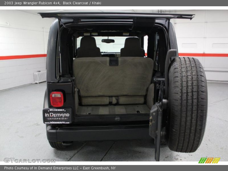 Black Clearcoat / Khaki 2003 Jeep Wrangler Rubicon 4x4