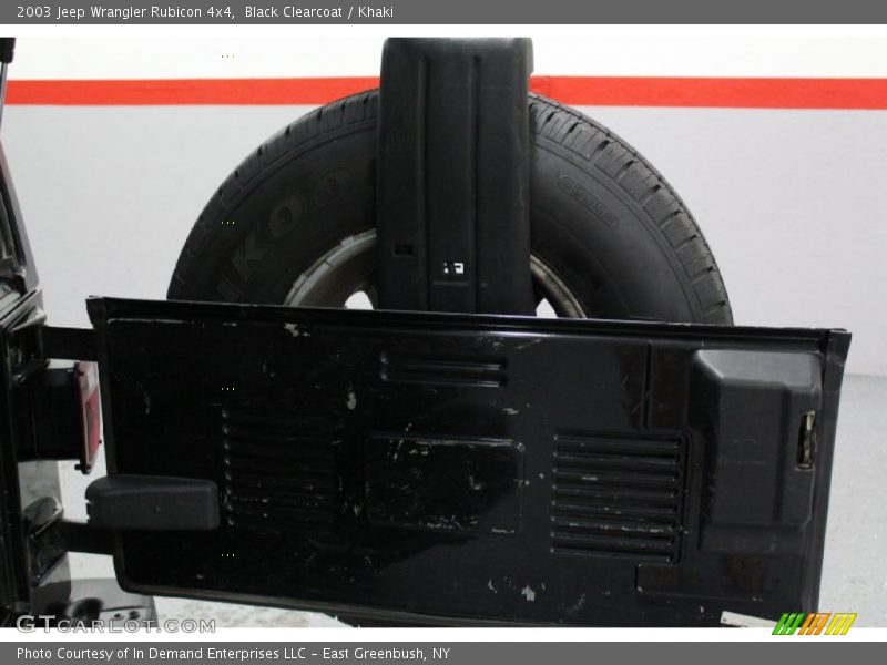 Black Clearcoat / Khaki 2003 Jeep Wrangler Rubicon 4x4