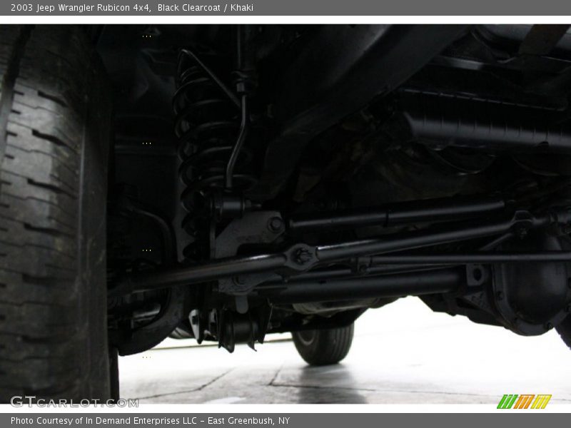 Black Clearcoat / Khaki 2003 Jeep Wrangler Rubicon 4x4
