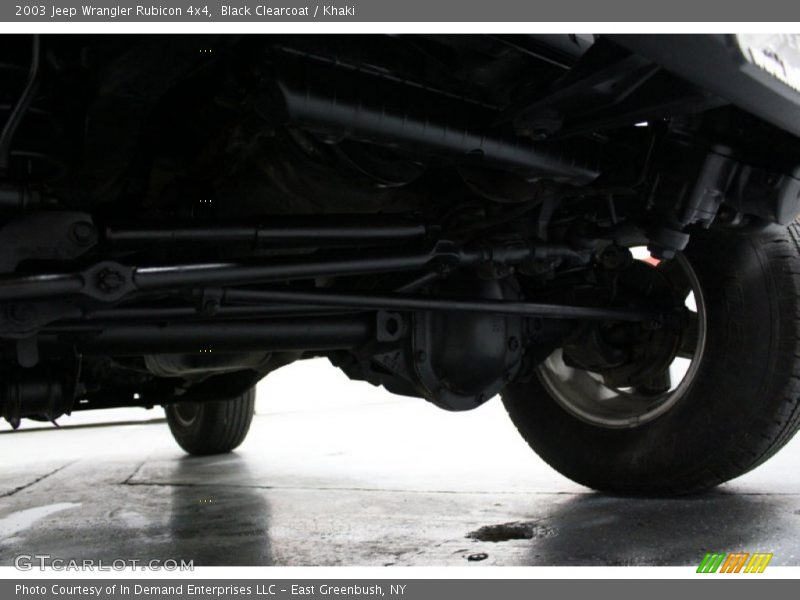 Black Clearcoat / Khaki 2003 Jeep Wrangler Rubicon 4x4