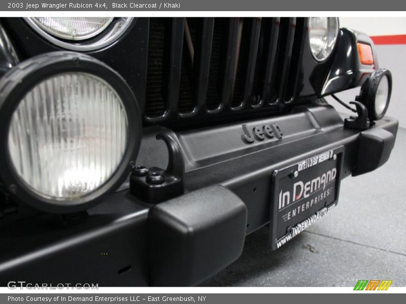 Black Clearcoat / Khaki 2003 Jeep Wrangler Rubicon 4x4