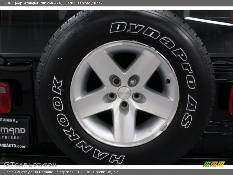 Black Clearcoat / Khaki 2003 Jeep Wrangler Rubicon 4x4