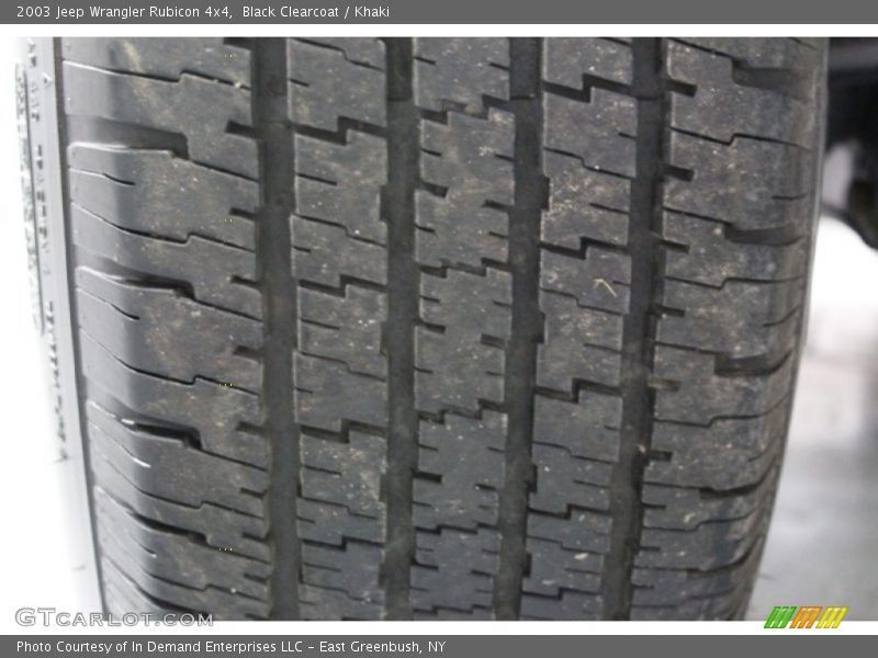 Black Clearcoat / Khaki 2003 Jeep Wrangler Rubicon 4x4