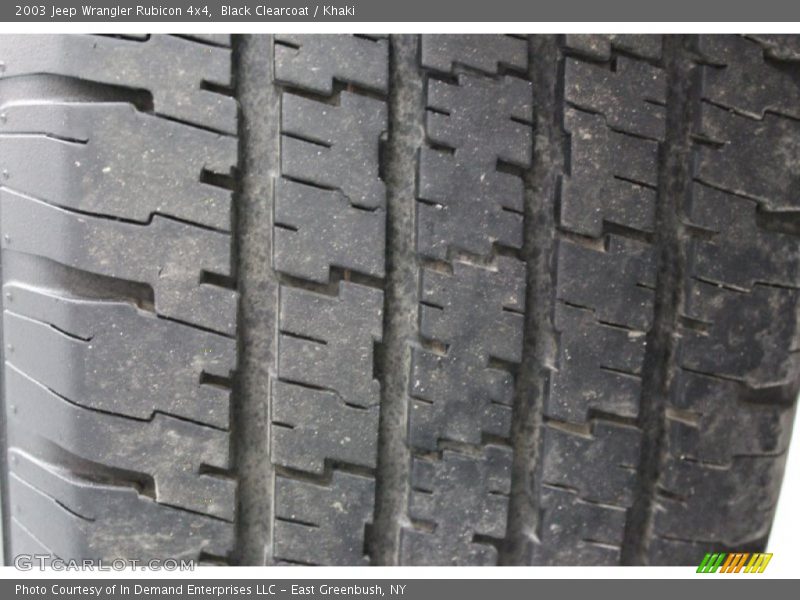 Black Clearcoat / Khaki 2003 Jeep Wrangler Rubicon 4x4