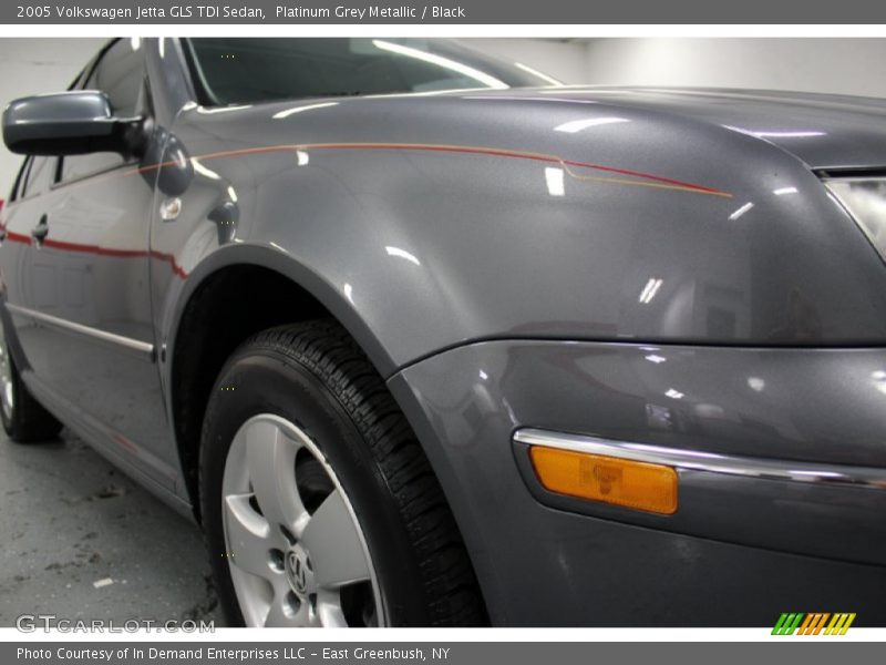 Platinum Grey Metallic / Black 2005 Volkswagen Jetta GLS TDI Sedan
