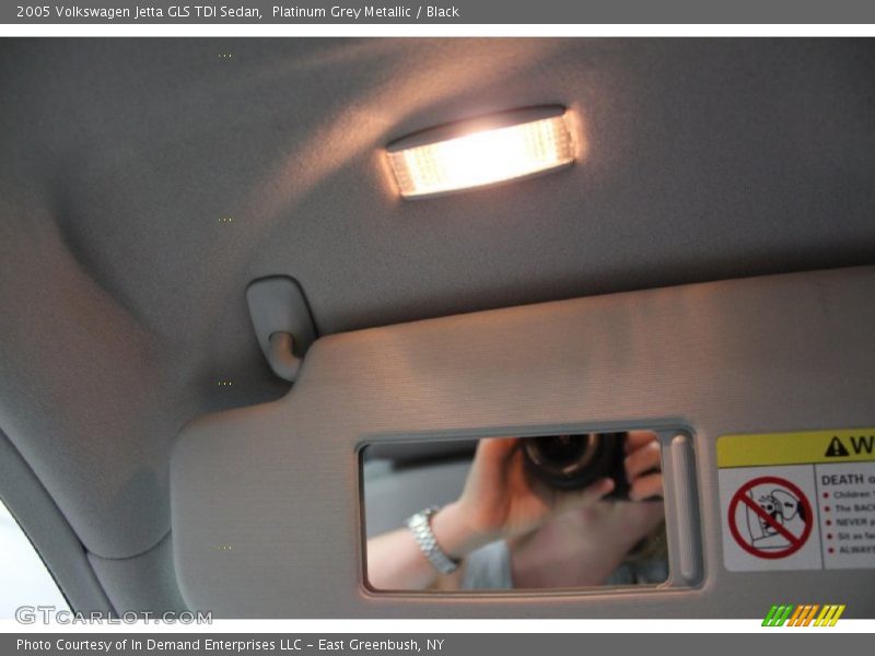 Platinum Grey Metallic / Black 2005 Volkswagen Jetta GLS TDI Sedan