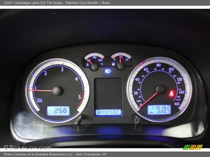 Platinum Grey Metallic / Black 2005 Volkswagen Jetta GLS TDI Sedan