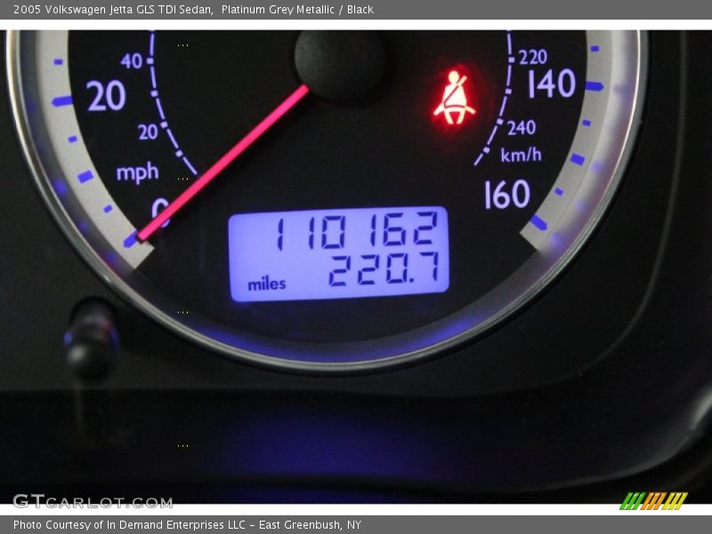 Platinum Grey Metallic / Black 2005 Volkswagen Jetta GLS TDI Sedan