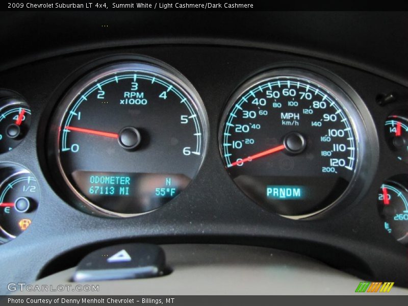 Summit White / Light Cashmere/Dark Cashmere 2009 Chevrolet Suburban LT 4x4