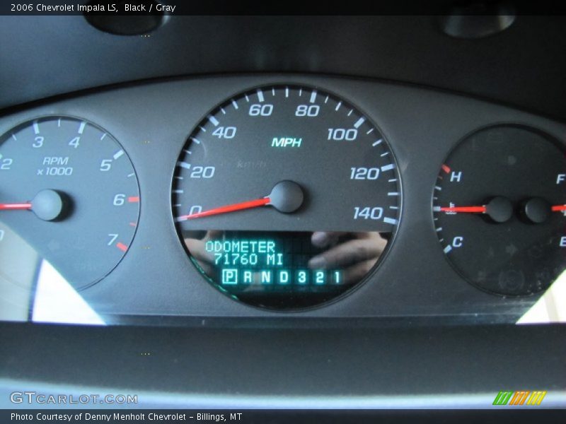 Black / Gray 2006 Chevrolet Impala LS