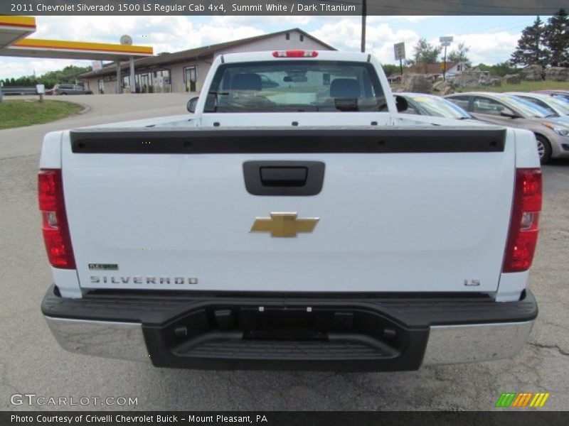 Summit White / Dark Titanium 2011 Chevrolet Silverado 1500 LS Regular Cab 4x4