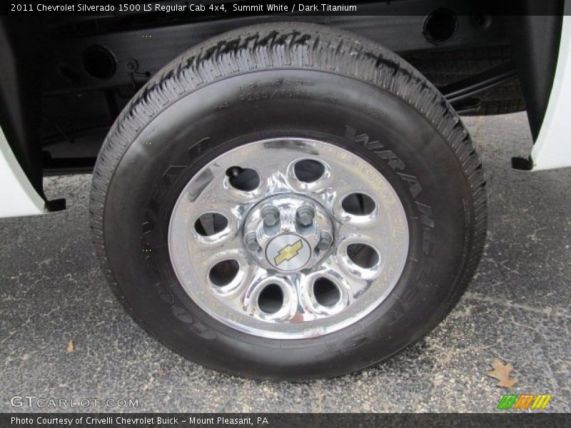 Summit White / Dark Titanium 2011 Chevrolet Silverado 1500 LS Regular Cab 4x4