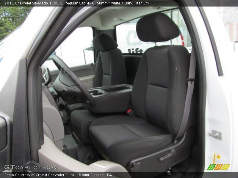Summit White / Dark Titanium 2011 Chevrolet Silverado 1500 LS Regular Cab 4x4