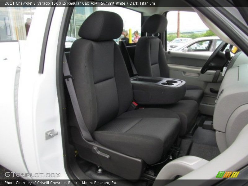 Summit White / Dark Titanium 2011 Chevrolet Silverado 1500 LS Regular Cab 4x4
