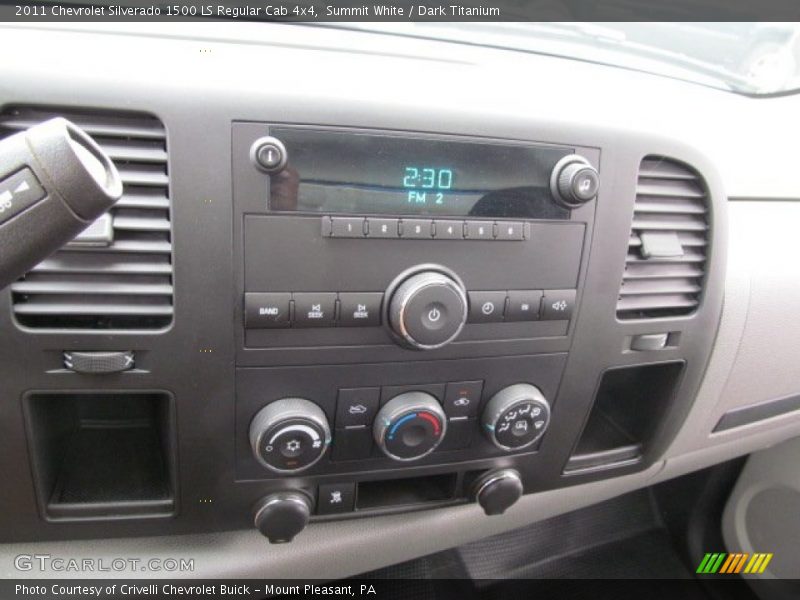 Summit White / Dark Titanium 2011 Chevrolet Silverado 1500 LS Regular Cab 4x4