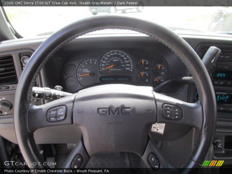Stealth Gray Metallic / Dark Pewter 2006 GMC Sierra 1500 SLT Crew Cab 4x4