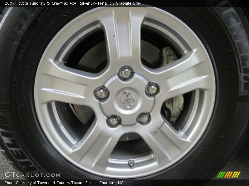 Silver Sky Metallic / Graphite Gray 2007 Toyota Tundra SR5 CrewMax 4x4