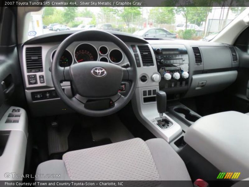 Silver Sky Metallic / Graphite Gray 2007 Toyota Tundra SR5 CrewMax 4x4