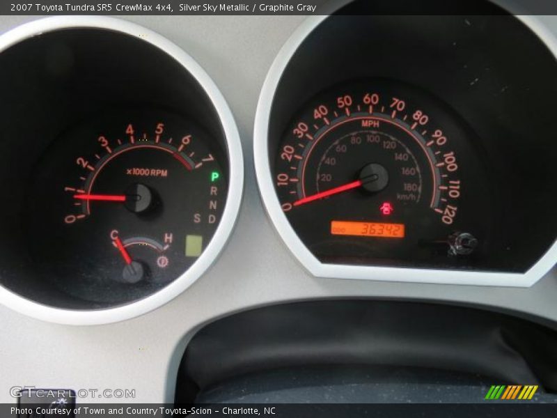 Silver Sky Metallic / Graphite Gray 2007 Toyota Tundra SR5 CrewMax 4x4