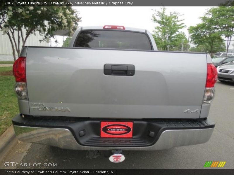 Silver Sky Metallic / Graphite Gray 2007 Toyota Tundra SR5 CrewMax 4x4