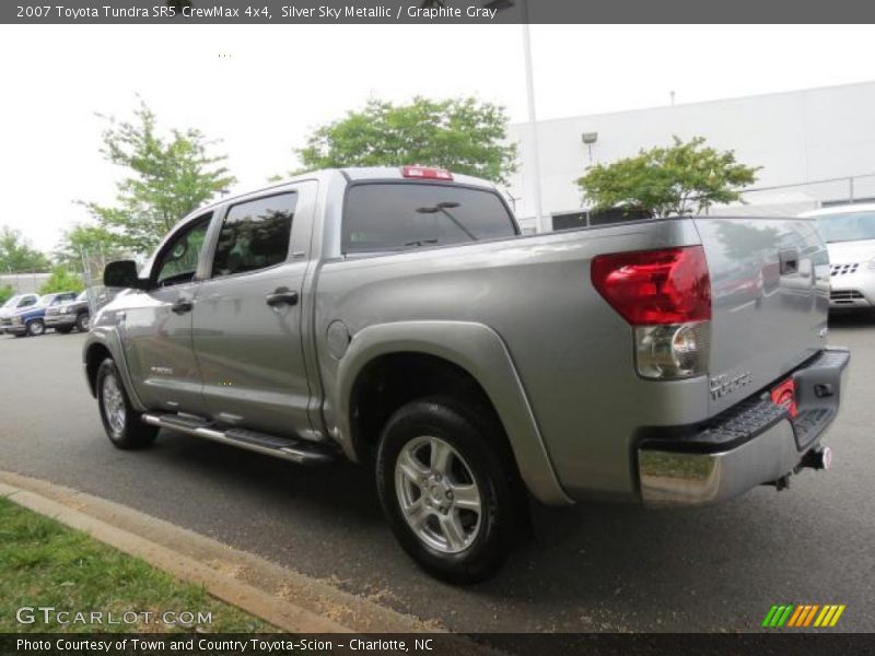 Silver Sky Metallic / Graphite Gray 2007 Toyota Tundra SR5 CrewMax 4x4