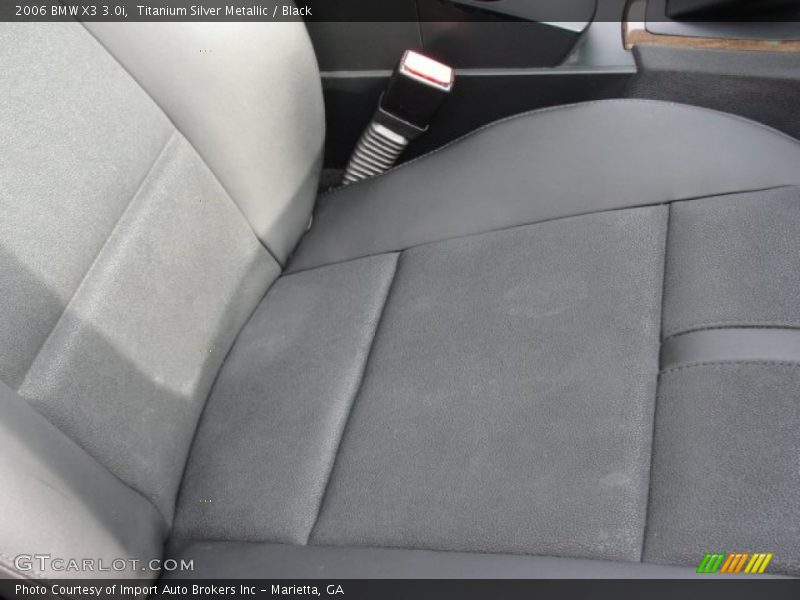 Titanium Silver Metallic / Black 2006 BMW X3 3.0i