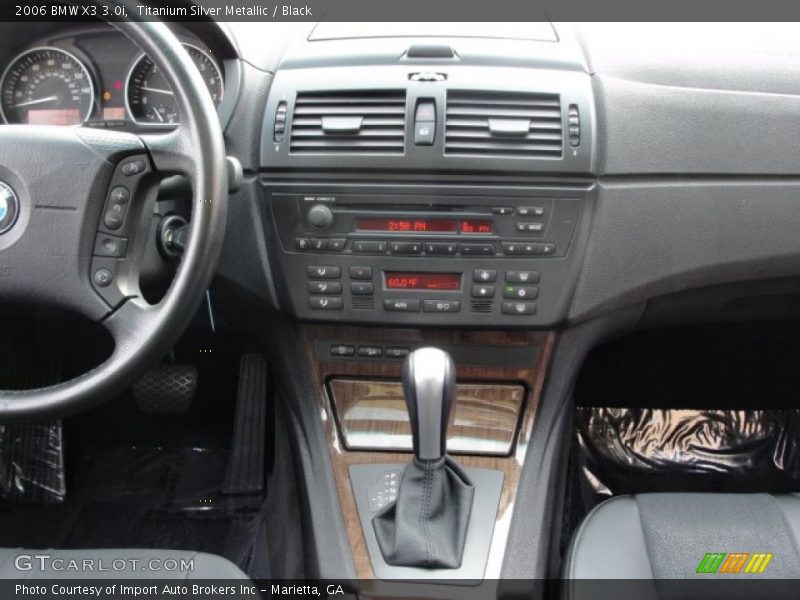 Titanium Silver Metallic / Black 2006 BMW X3 3.0i