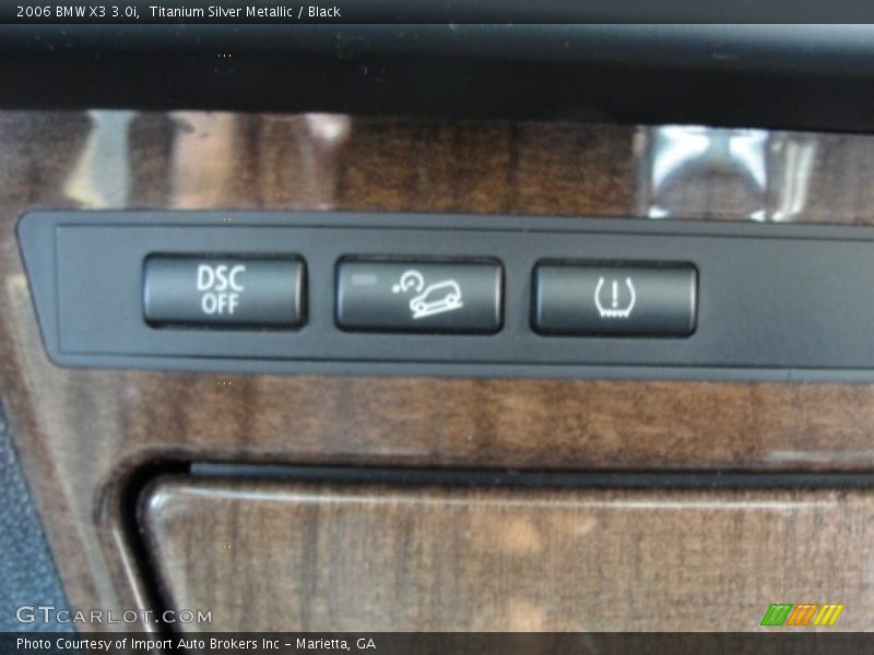 Titanium Silver Metallic / Black 2006 BMW X3 3.0i