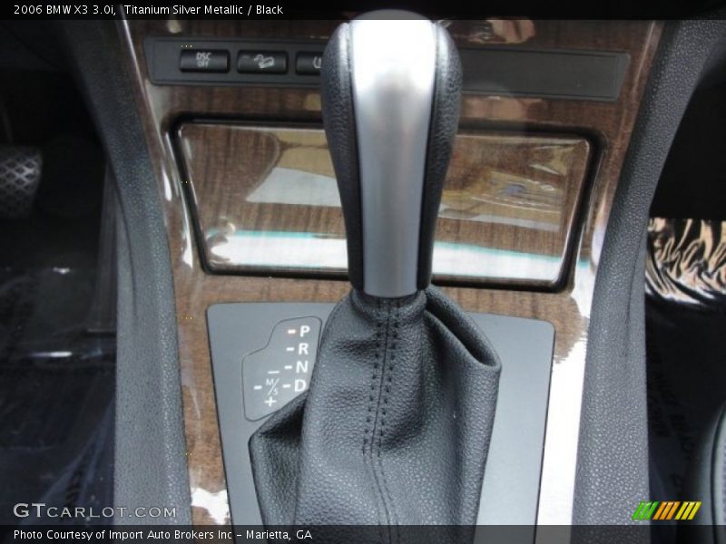 Titanium Silver Metallic / Black 2006 BMW X3 3.0i
