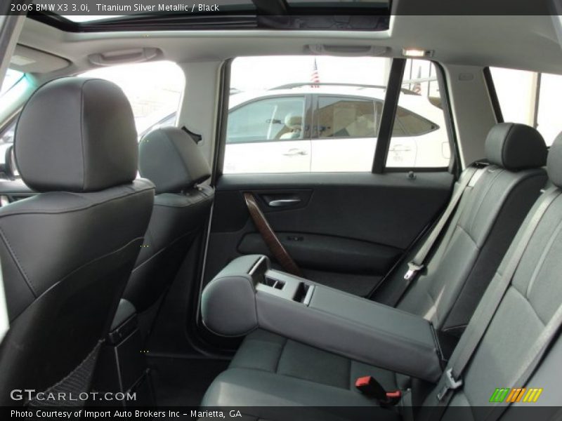 Titanium Silver Metallic / Black 2006 BMW X3 3.0i