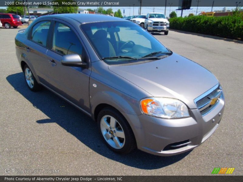 Medium Gray Metallic / Charcoal 2008 Chevrolet Aveo LS Sedan