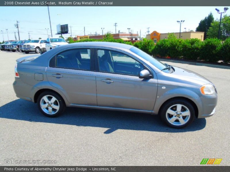 Medium Gray Metallic / Charcoal 2008 Chevrolet Aveo LS Sedan
