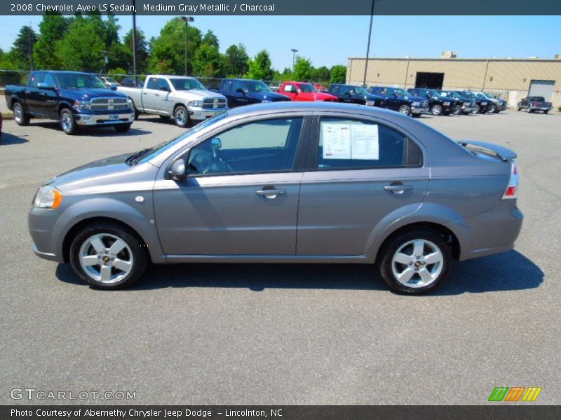 Medium Gray Metallic / Charcoal 2008 Chevrolet Aveo LS Sedan