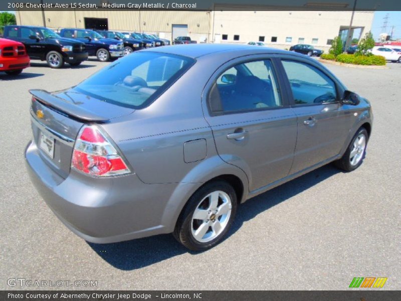 Medium Gray Metallic / Charcoal 2008 Chevrolet Aveo LS Sedan