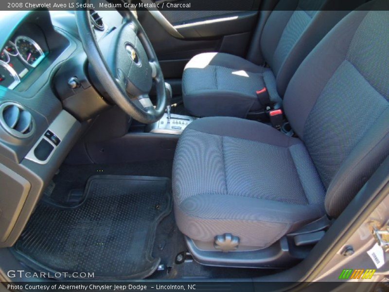 Medium Gray Metallic / Charcoal 2008 Chevrolet Aveo LS Sedan