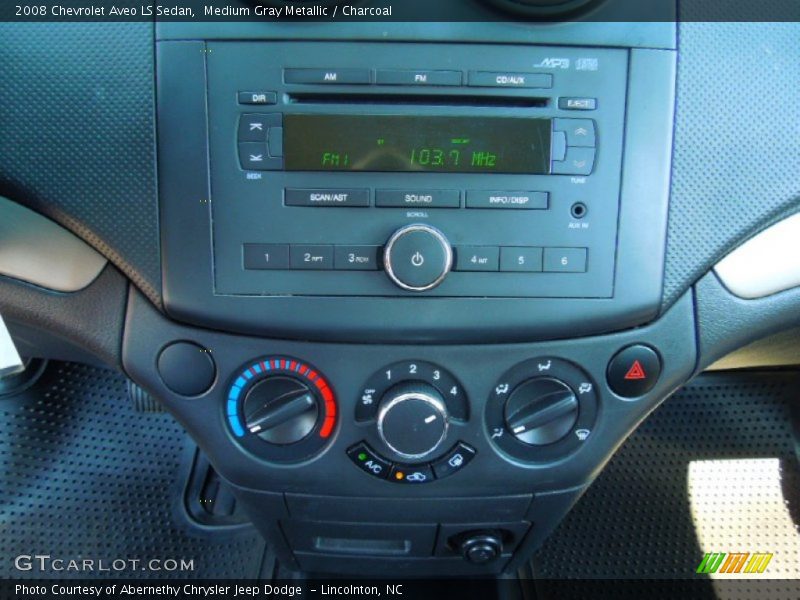 Medium Gray Metallic / Charcoal 2008 Chevrolet Aveo LS Sedan