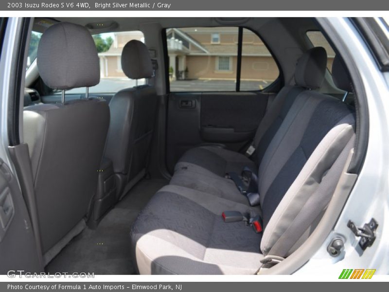 Bright Silver Metallic / Gray 2003 Isuzu Rodeo S V6 4WD