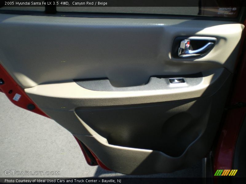 Canyon Red / Beige 2005 Hyundai Santa Fe LX 3.5 4WD