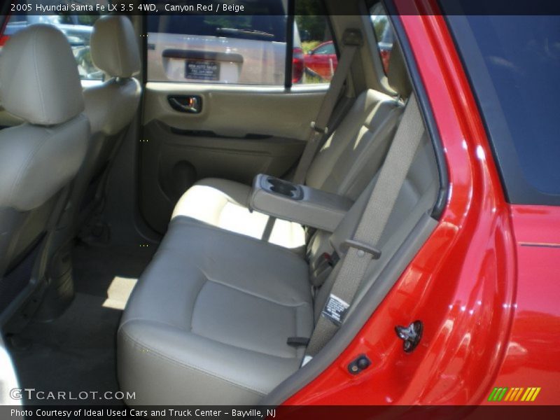Canyon Red / Beige 2005 Hyundai Santa Fe LX 3.5 4WD