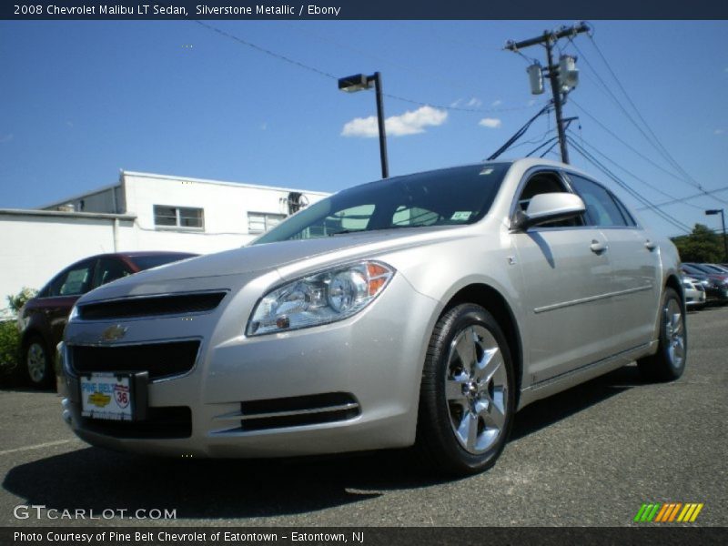 Silverstone Metallic / Ebony 2008 Chevrolet Malibu LT Sedan