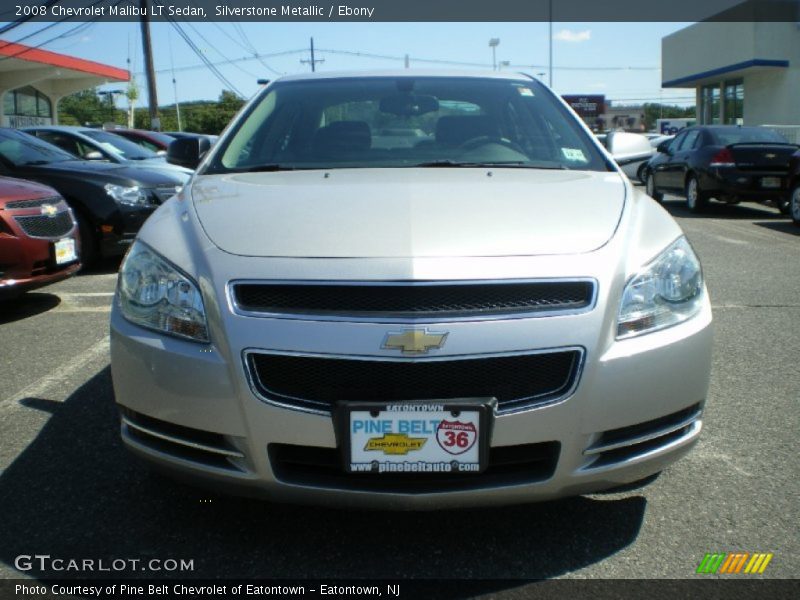 Silverstone Metallic / Ebony 2008 Chevrolet Malibu LT Sedan