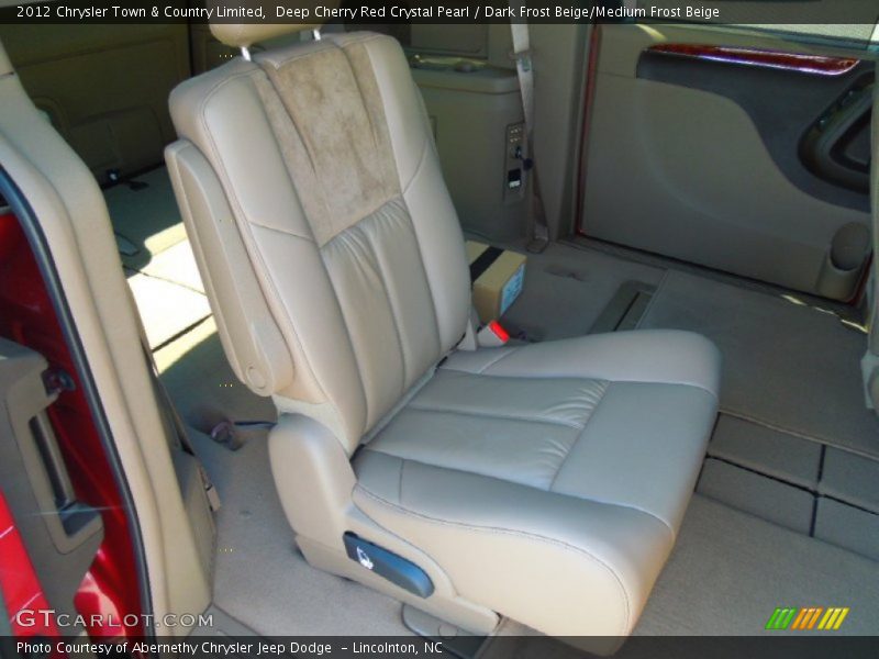 Deep Cherry Red Crystal Pearl / Dark Frost Beige/Medium Frost Beige 2012 Chrysler Town & Country Limited