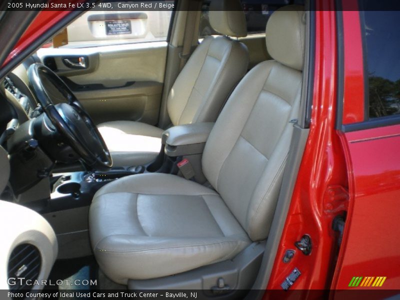 Canyon Red / Beige 2005 Hyundai Santa Fe LX 3.5 4WD