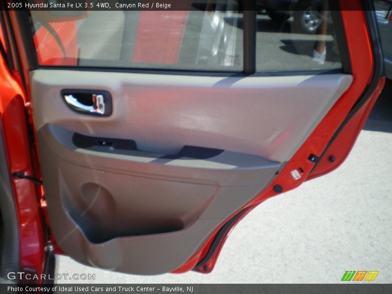 Canyon Red / Beige 2005 Hyundai Santa Fe LX 3.5 4WD