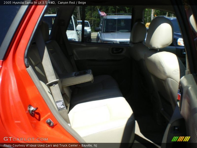 Canyon Red / Beige 2005 Hyundai Santa Fe LX 3.5 4WD