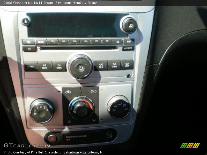 Silverstone Metallic / Ebony 2008 Chevrolet Malibu LT Sedan