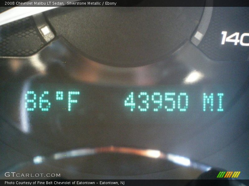 Silverstone Metallic / Ebony 2008 Chevrolet Malibu LT Sedan