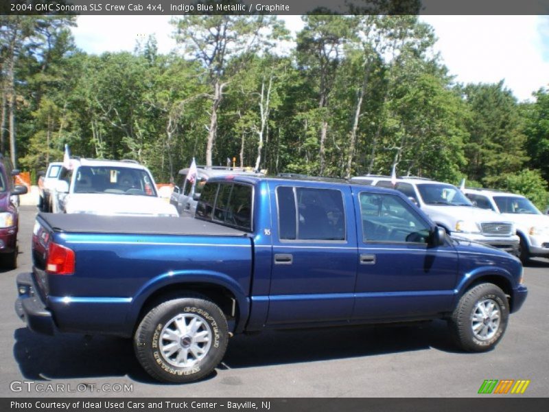 Indigo Blue Metallic / Graphite 2004 GMC Sonoma SLS Crew Cab 4x4