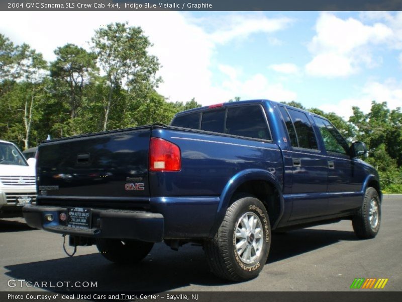 Indigo Blue Metallic / Graphite 2004 GMC Sonoma SLS Crew Cab 4x4