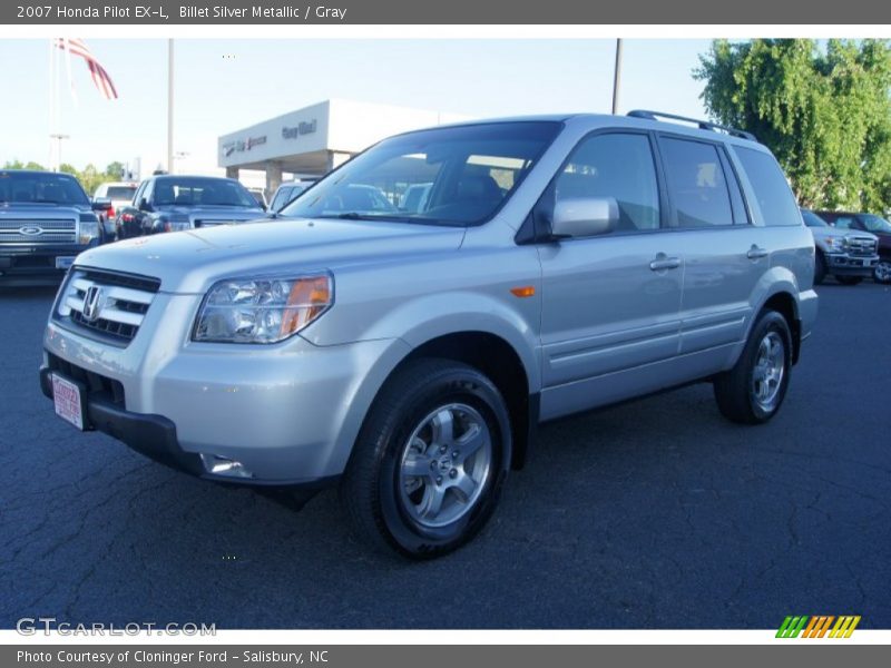 Billet Silver Metallic / Gray 2007 Honda Pilot EX-L